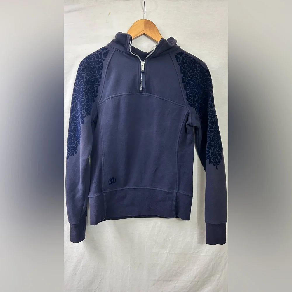 Lululemon Floral Flock Pullover in Midnight Navy - Picture 4 of 8